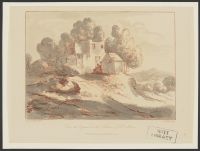 Landscape with Two Men in front of a House