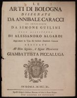 Le Arti di Bologna Disegnate da Annibale Carracci