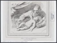 Infant and man