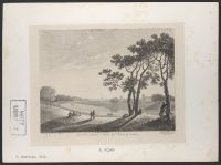 Sion Park and House on Thames from Richmond Gardens