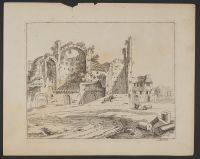 Landscape with ruins