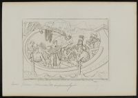 Julius Caesar being taken prisoner by the Corsair pirates