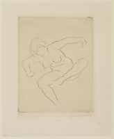 Seated female nude