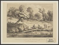 Landscape with Men and Animals Crossing a Bridge