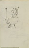 Sketch of an urn (recto)