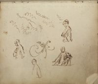 Page of a sketchbook - blank page (recto)