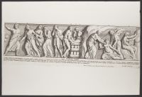 Plate 71 of 'Admiranda Romanarum Antiquitatum ac Veteris Sculpturae Vestigia': Funeralis Pompa