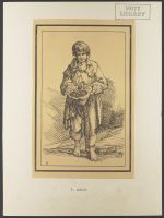 Standing youth begging with hat out, from "Rustic Figures after Nature"
