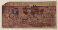 Composition study for 'The Coast of Britain' (recto)