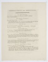 Corrections and Additions