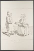 Caricatures: Madame Petit, et son Cuisinier
