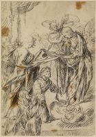 Saint Ildefonso receiving the chasuble from the Virgin Mary