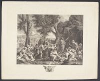 Moses striking the Rock