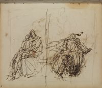 Page of a sketchbook (recto)