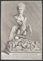 Plate 80 of 'Admiranda Romanorum Antiquitatum ac Veteris Sculpturae Vestigia': Imperatoris Clavdii Apotheosis Sive Consecratio