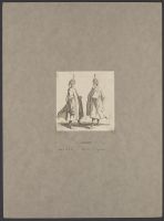 Two Turks with their hair in crested turbans (les deux turcs  coiffés d'un turban avec une aigrette)