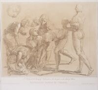 A Study for the Group of Archimedes & his disciples in the School of Athens