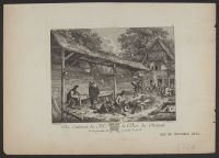 Figures outside a tavern