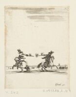 Two Dueling Horsemen