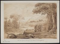 Landscape with St John the Baptist and angels