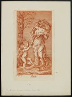 Woman and a cherub