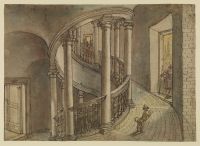 Belvedere Staircase, from Bramante's Scala di Chiocciola, in the Cortile di San Damaso, Vatican