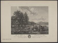 Landscape with figures and animals