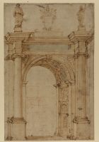 Design for a triumphal arch