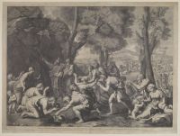 Moses striking the Rock