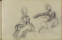 Page of a sketchbook - blank page (recto)