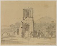 Little Malvern church, Worcestershire (study for painting in the collection of Col. M.H. Grant)