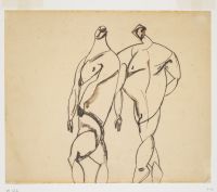 Two muscular figures