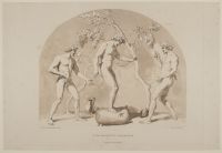 Three Youths dancing on a Wine-Skin
