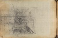Page of a sketchbook (recto)