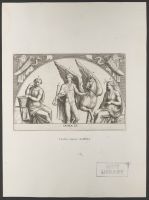 Plate 9 of ‘Le pitture antiche del sepolcro de Nasonii nella via Flaminia’: Il Pegaso, overo il trasporto dell'Anima