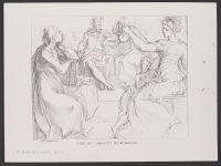 Scene with classical figures