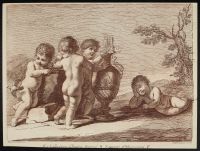 Putti with an urn