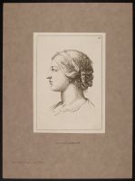 Portrait of a woman in profile