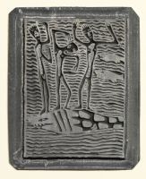 Line block for the binding of The Dreaming Youths