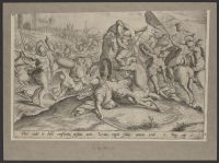 Urias fighting at the front of the army