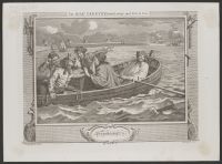 Industry and Idleness, Plate 5, The Idle 'Prentice turn'd away and sent to Sea