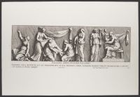 Plate 37 of 'Admiranda Romanarum Antiquitatum ac Veteris Sculpturae Vestigia': Palladis Artes in Foro Palladio