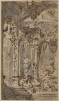 Architectural capriccio (recto)