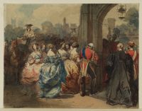 Arrival of Queen Victoria and the Duke of Wellington at St  James's Palace