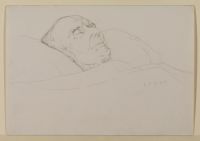 Sir Edward Fry on his deathbed