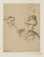 Two Male Figures in Profile