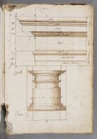 Page 4. Tuscan column and a cornice (recto)