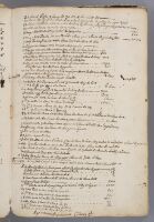 Building accounts from 1664 for alterations to a house in Liège (recto and verso).