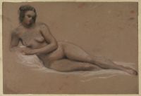Recumbent female nude