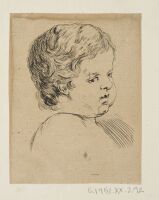 Bust of a Child in Profile  